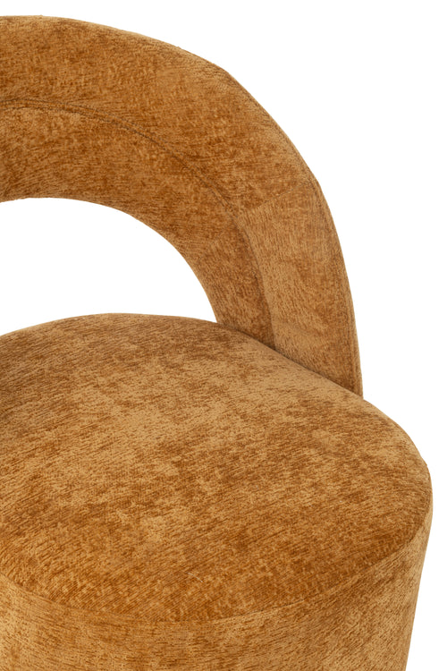 J-Line stoel Accent stoel - textiel - oker - vtwonen shop