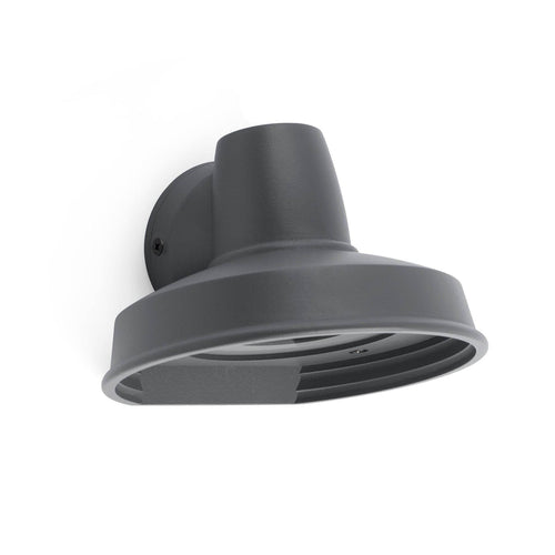 Faro Bronx - 1 Licht Wandlamp Buiten Donkergrijs IP44, GU10