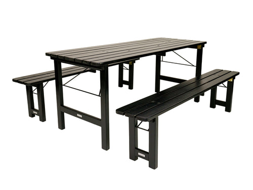 MaximaVida picknicktafel beschermhoes London 300 cm zwart - zware uitvoering - vtwonen shop