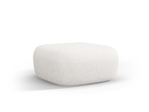 Micadoni Poef Jenny chenille, lichtbeige - 88x90x40cm