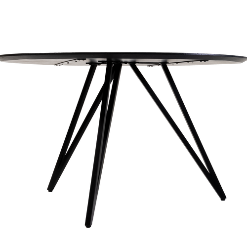 Giga Meubel Eettafel Marly - Rond - Mangohout - 130cm - vtwonen shop