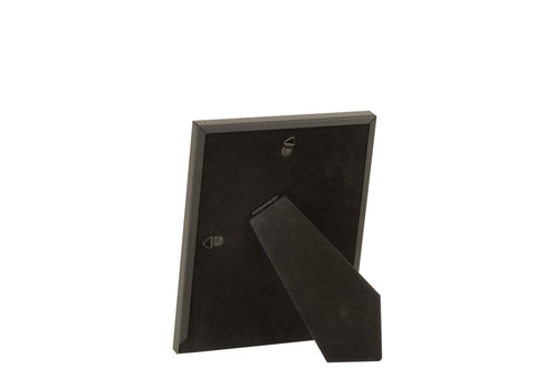 J-Line fotolijst Brede Boord - metaal - zwart - medium - 2 stuks