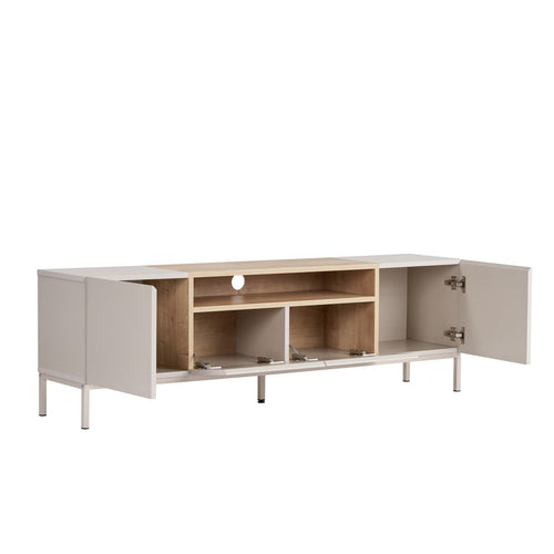 Calicosy - TV-meubel OLIVER - beige 160x35x50 cm