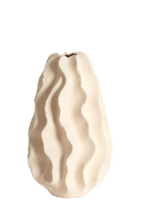 Light & Living vaas NELANI - Ø22.5x37.5cm - wit - vtwonen shop