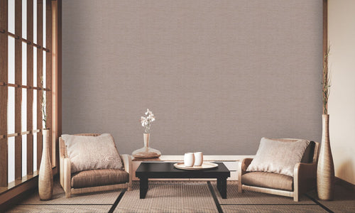 Livingwalls behang geschilderd effect taupe - 53 cm x 10.05 m - AS-378575