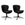 Furnhouse eetkamerstoel Nicklas - Donkerbruin - Leer - Set van 2