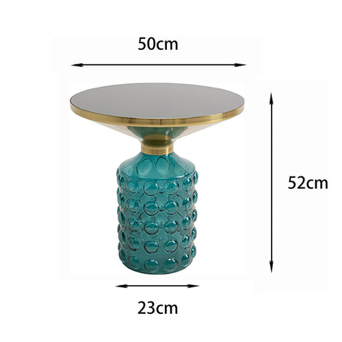 Kare Design Bijzettafel Lola Ø50cm grijs