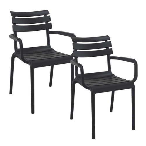 Garden Impressions tuinstoel Paris zwart - 2 stuks - vtwonen shop
