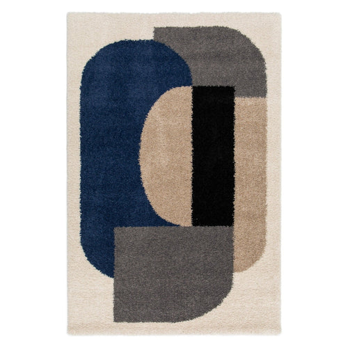 AFK Living vloerkleed Gatsby - zeer zacht - blauw - 120 x 170 cm