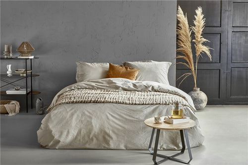 Walra - Dekbedovertrek Forever Cotton - 240x220 cm - Zand