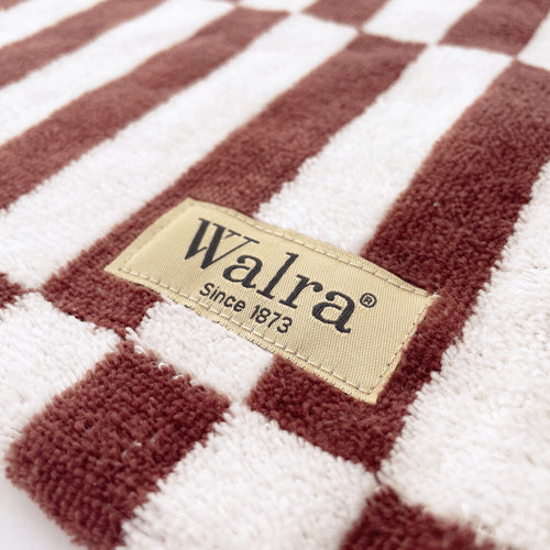 Walra - Strandlaken Salty Square - 100x180 cm - Bruin