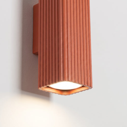 Sollux Lighting Wandlamp RAYO 20 rode oker - 6x8x20cm