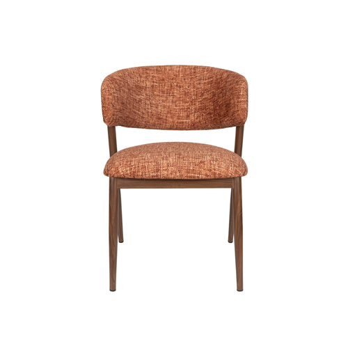 Housecraft Living Patti Eetkamerstoelen Gemêleerd Terracotta - Set van 2