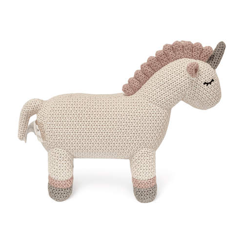 Pintado & Lacado knuffeldier Eenhoorn - wit - 30 cm
