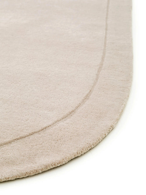 benuta wollen loper Shape - crème - 80x300 cm