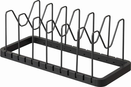 Yamazaki Keukenkast Organiser voor Pannen en Deksels - Tower - Zwart