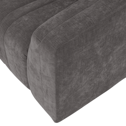 WOOOD 4-zits bank Omaire - Chenille - Grijs