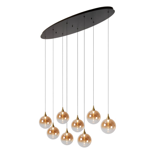 Lucide hanglamp GISELA - Geïntegreerde LED - Amber - vtwonen shop