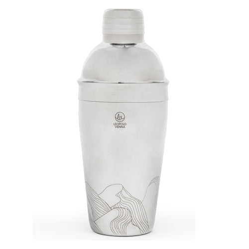 Leopold Vienna - Cocktail shaker 500ml RVS Flowers - vtwonen shop