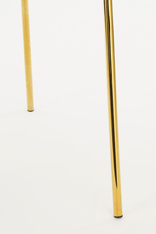 Mica Decorations Moony Eetkamerstoel - Velvet - Roze - vtwonen shop