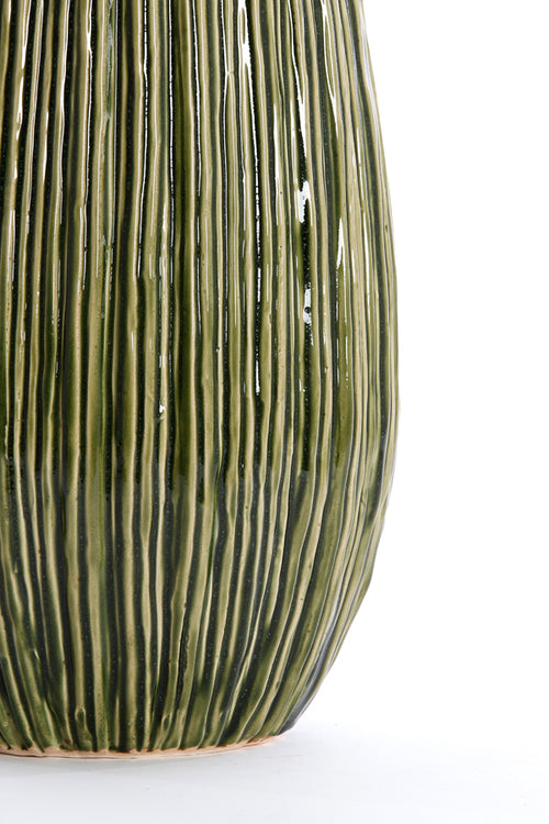 Light & Living vaas KOPRA - Ø24.5x52cm - groen