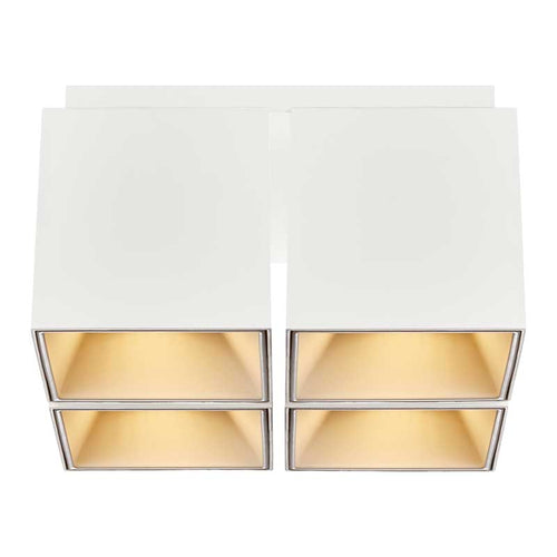 Nordlux Ethan Plafondlamp - 4-lichts GU10 - Wit