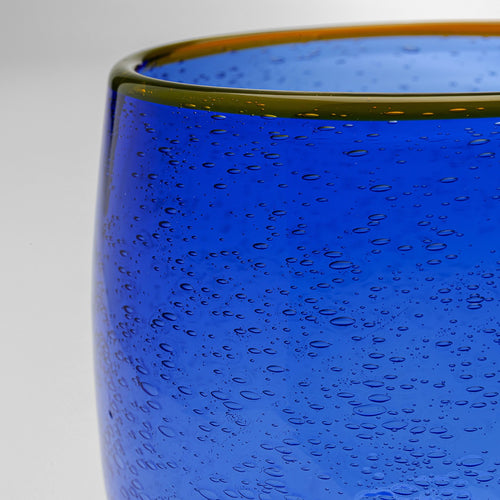 Kare Design Wijinglazen Bubbles blauw (4/set)
