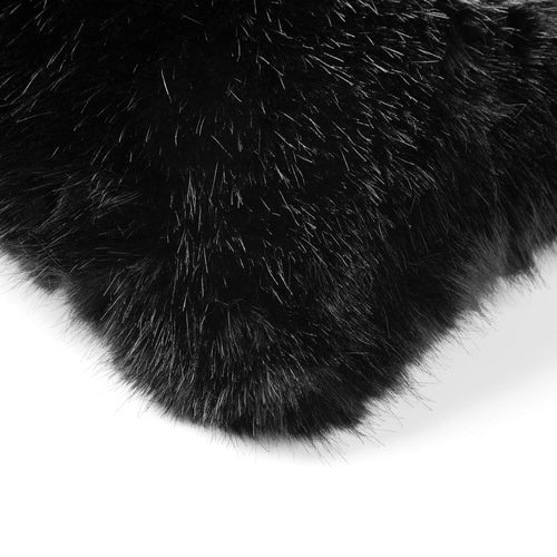 JULIA | Sierkussen | 30x50 cm | Raven | Zwart | Hoii | Met luxe binnenkussen