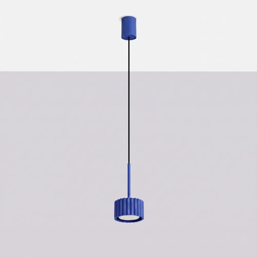 Sollux Lighting Hanglamp AURA 1 ultramarijn Gx53 - 10x10x125cm