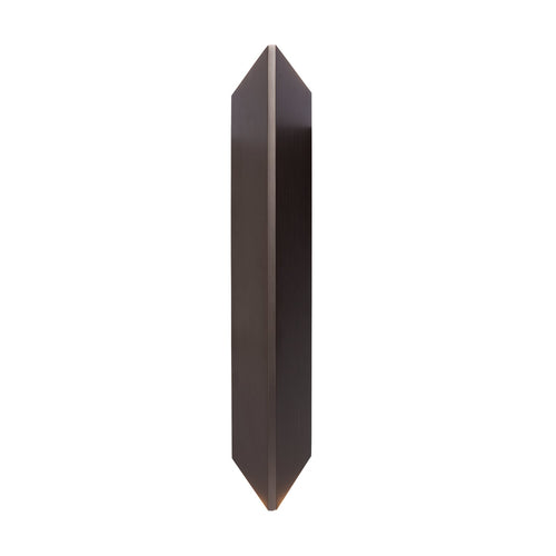 Atmooz wandlamp Punto - geborsteld brons - 7 x 8,5 x H 42 cm - geïntegreerde led