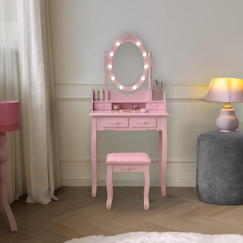 Home Deluxe Kaptafel ROSY Roze - vtwonen shop