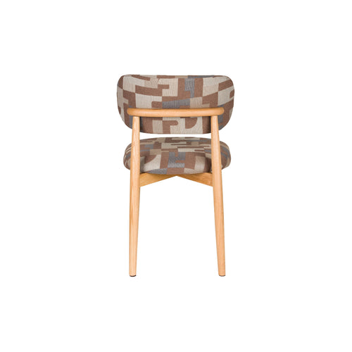 Housecraft Living Elle Eetkamerstoelen Bruin - Set van 2