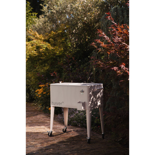 Zuiver Cooler Be Cool Koelbox/ Koelwagen Tuin Crème - Wit - vtwonen shop