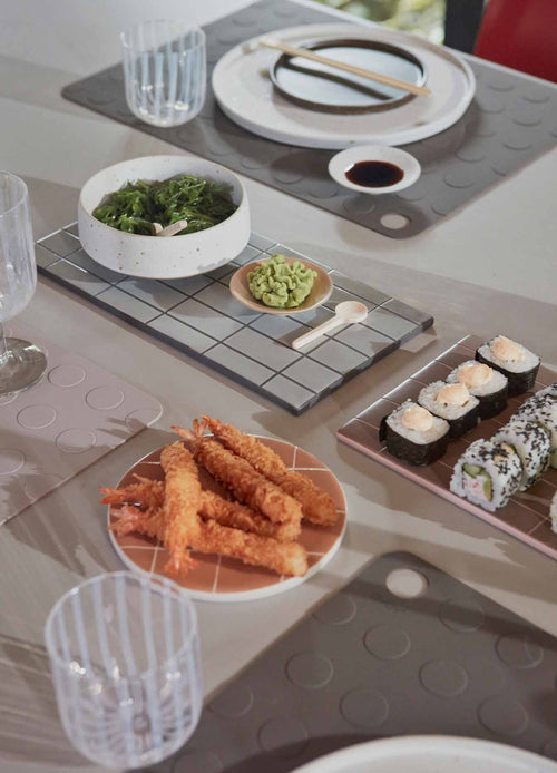 OYOY Tafelmat - Set van 2 Dotto - silicone