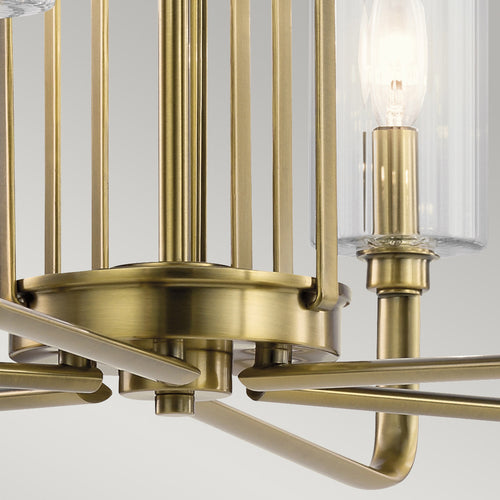 Elstead Kichler Kimrose Hanglamp met meerdere armen, geborsteld natuurlijk messing