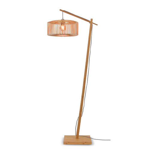 GOOD&MOJO vloerlamp Bromo - bruin - Ø40cm - vtwonen shop