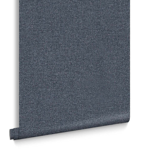 Graham & Brown vliesbehang met vinyl toplaag - Twill Denim - blauw - vtwonen shop