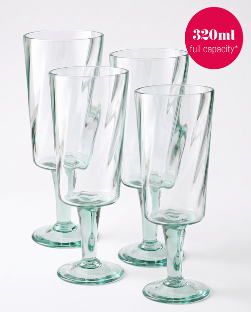 vtwonen - Wijnglazen - Set van 4 - 320ml