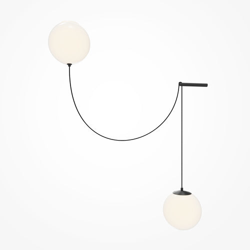 Maytoni hanglamp Twins - Zwart - 20x20x300 cm