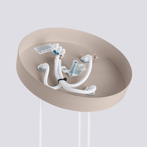 Sollux Lighting Hanglamp KARBON 3P taupe - 19,5x19,5x108cm
