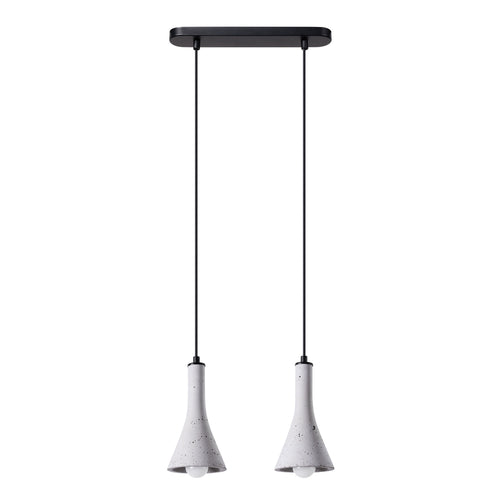 Sollux Lighting Hanglamp REA 2 beton - 34x12x113cm