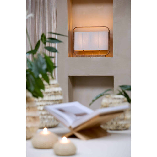 Light & Living tafellamp Lecce - bruin - 45x15x37.5cm