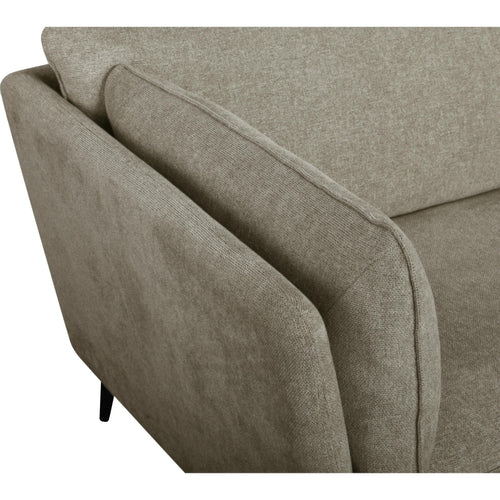 Furnhouse 3-zitsbank Bari - Taupe - Stof - 92x224x84