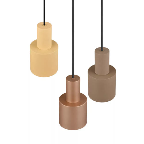 Trio Leuchten hanglamp Agudo - 3 lichts - 30  x 150   cm - zwart