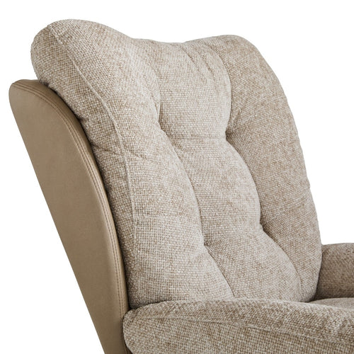 Calicosy - Draaifauteuil MANU - Beige 68x87x90 cm