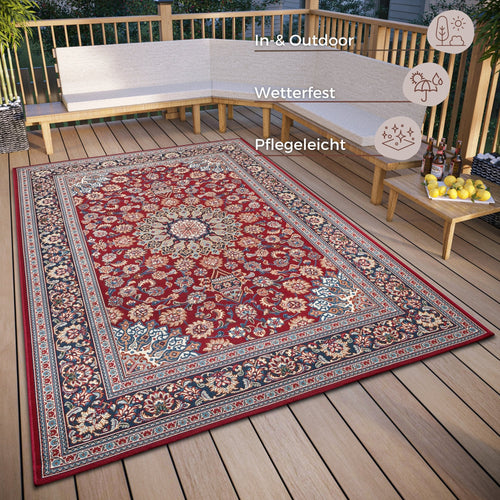 Hanse Home In- & Outdoor Carpet Kadi Red Blue 200x285 cm