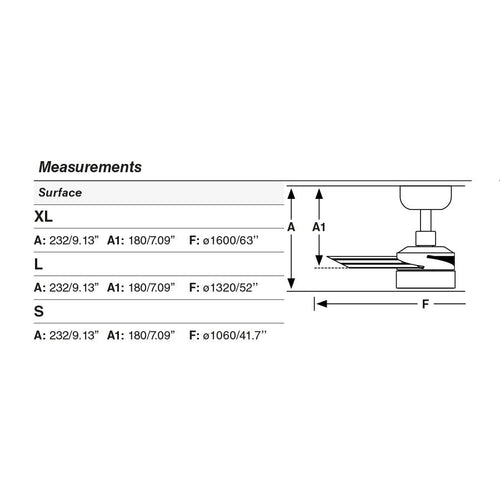 Faro Cruiser Cruiser 132cm plafondventilator matzwart, aluminium bladen CCT