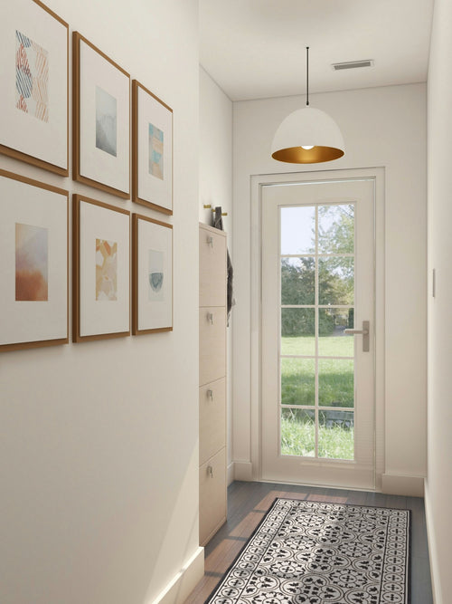 AFK Living vloerkleed Mosaique - voor binnen en buiten - zwart - 80 x 200 cm - vtwonen shop