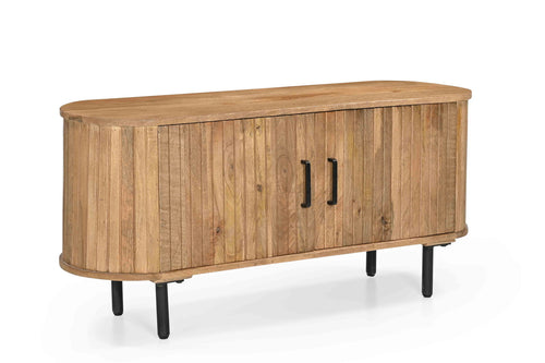 Giga Meubel Tv-Meubel Merel - Mangohout/Metaal - Bruin - 120cm - vtwonen shop