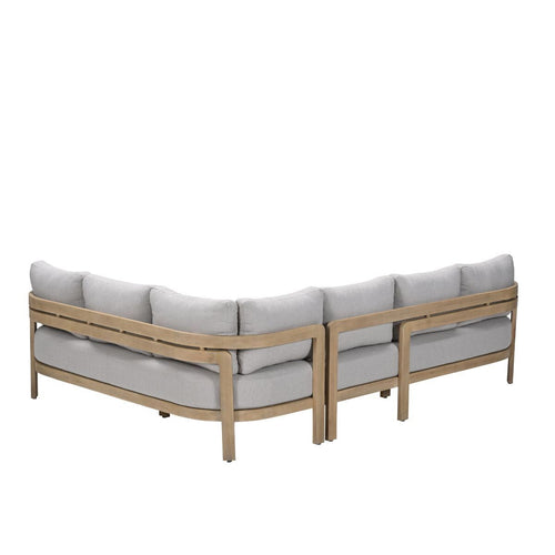 Garden Impressions Loungeset Sirocco 3-delig rechts - acacia - grey sand